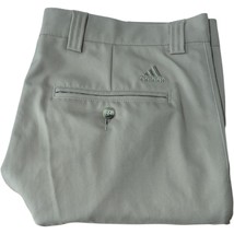 Adidas Khaki Golf Pants Mens size 36 Beige Lightweight (Measures 37x32.5) - $35.64