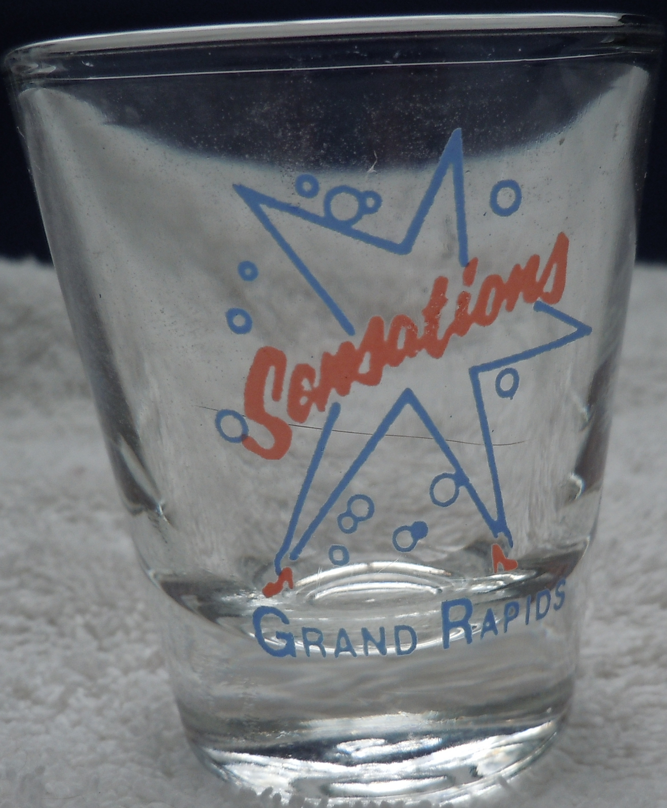 Sensations Shot Glass Grand Rapids MI - $2.99