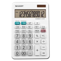 Sharp EL-334WB Business Calculator, White 4.0 - $37.99