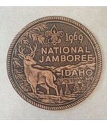 Boy Scout 1969 National Jamboree Leather Patch - 3&quot; Small Patch - €12,72 EUR