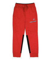 Russell Boys Tech Fleece Jogger Sweatpants Brilliant Red Heather - £11.96 GBP
