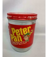 Vintage Peter Pan Glass Jar Paper Label 1 Pound 12 Ounces - $228.47 MXN