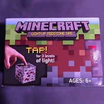 Minecraft 2014 Think Geek Mojang Light Up Redstone Ore 3 Light Levels FAST SHIP - £28.82 GBP