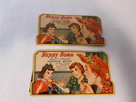 Vintage Happy Unused NOS Rust Proof Needles Ephemera Craft Repurpose Lot  2 - £25.10 GBP