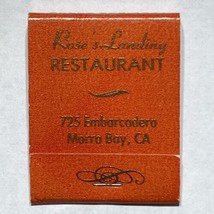 Rose’s Landing Restaurant Morro Bay California Dining Match Book Cover M... - £3.94 GBP