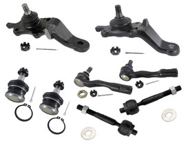 Upper Lower Ball Joints Toyota Sequoia SR5 4.7L Tie Rods Rack Ends Tundr... - £133.09 GBP