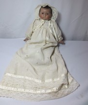1983 Victoria Ashlea Originals Porcelain Black Baby Doll Musical Limited Ed - £39.15 GBP