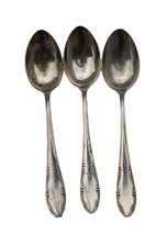 2 Vintage Wellner Germany Silver Teaspoon Tea Spoon 53169 - £79.13 GBP