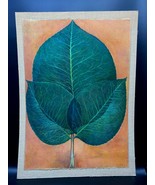 G.H. Rothe &#39;Leaves&#39; Original One of a Kind Wax Drawing Matted Hand Signe... - $14,285.01 CAD