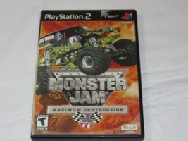 Monster Jam: Maximum Destruction Sony PlayStation 2 PS2 2002 T-Teen Racing - £12.43 GBP