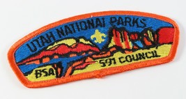 Vintage Lodge 591 Utah National Parks Boy Scout BSA Shoulder CSP Patch - $222.19 MXN