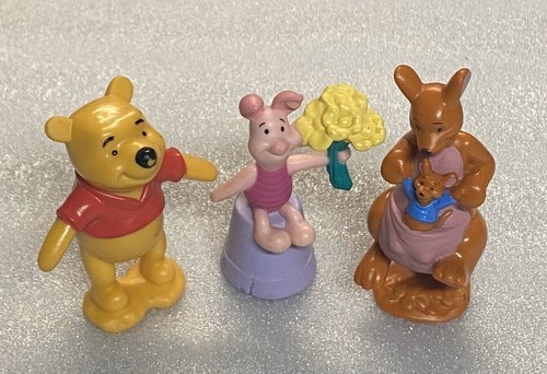Disney Winnie The Pooh PVC 3” Figure /Cake Toppers - Pooh Kanga Roo Piglet - $12.64