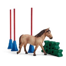 Schleich Farm World, Horse Toy for Girls and Boys, Pony Slalom Playset with Hors - £18.73 GBP