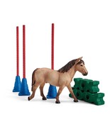 Schleich Farm World, Horse Toy for Girls and Boys, Pony Slalom Playset w... - £18.75 GBP