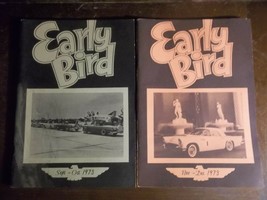 Two Vintage Early Bird Classic Thunderbird Magazine Issues 1973 PB - £11.60 GBP