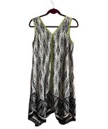 Jones New York Sleeveless ladies V-Neck Dress with a Handkerchief hem si... - $13.94 CAD