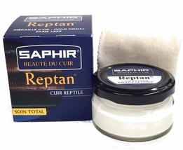 REPTAN Beauty Milk Cream Reptile Exotic leather shoes boots purse SAPHIR R423008 - £59.77 GBP