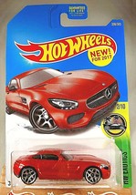 2017 Hot Wheels #338 HW Exotics 2/10 &#39;15 MERCEDES-AMG GT Red w/Chrome 5Y Spokes - £7.23 GBP