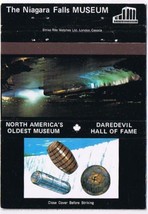 Matchbook Cover Niagara Falls Museum Barrels Daredevil The Falls - £0.76 GBP