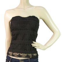 Be Girl Strapless Lace Bustier with SweetHeart Neckline Top SZ M - $34.65