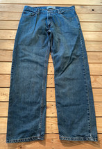 Levis authentic Men’s Straight Leg Jeans Size 34x32 In a Medium Blue Was... - £15.56 GBP
