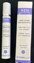 REN Clean Skincare Keep Young and Beautiful Firm &amp; Lift Eye Cream, 0.5 oz new - £14.01 GBP