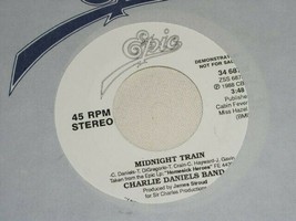 THE CHARLIE DANIELS BAND MIDNIGHT TRAIN 45 RPM RECORD VINYL EPIC LABEL P... - $15.99