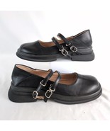 Minglifei Women&#39;s 7 Round Toe Double Buckle Black PU Leather Mary Jane S... - $518.26 MXN