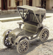 Vintage Italian Handmade Genuine Silver Classic Car Ford Model T Large Figurine - £116.58 GBP