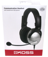 New Koss SB-45 USB Communication Stereo Headphones in Black/Silver - $32.55 CAD