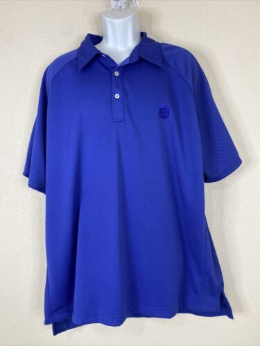 Lands End Men Size XXL Blue UPS Employee Polo Shirt Short Sleeve - $9.58