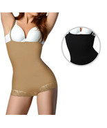 Women&#39;s Camisol Thin Straps Slimming Shapewear Boyshort Bodysuit With La... - $18.18