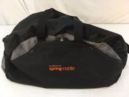 Spring Mobile Canvas Black Gray 21" X 14" Carry Handle Shoulder Strap Tr... - $18.80