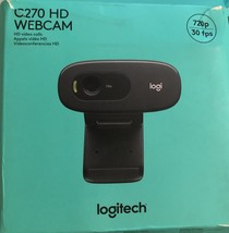 Logitech C270 Desktop or Laptop Webcam, HD 720p For Video Calling &amp; Reco... - £43.92 GBP