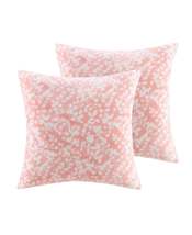 Jla Home Patterned 2-Pack Decorative Pillows Pink 18″ x 18″ - £25.01 GBP