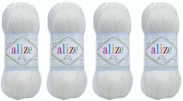 Alize Diva Baby, 100% Microfiber Acrylic, Knitted Yarn. Baby Yarn, Alize Baby Ya - £19.94 GBP+