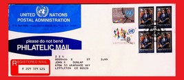 ZAYIX - United Nations / UN covers 1987 registered FDC / Tyrgve Lie Sec. General - £1.95 GBP