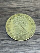 George Washington First US President Commemorative Coin Token KG JD - $7.91