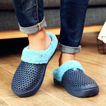 Men and Women Winter Slippers Slippers Warm Fuzzy Plush Garden Slippers Home Ind - £19.90 GBP