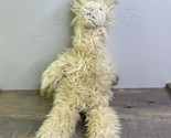 Jellycat London Plush Llama Luis 18” Shaggy Fluffy Tan Stuffed Animal To... - $15.83