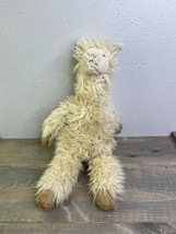 Jellycat London Plush Llama Luis 18” Shaggy Fluffy Tan Stuffed Animal Toy Lovey - £12.44 GBP