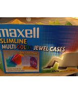 23 Jewel Cases, Slimline Multi-Color 5mm Thick, No original packaging  - $4.50