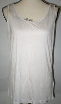 Womens New Designer Escada Sport Top Tank Sleeveless Light Gray L Modal Soft NWT - $193.05