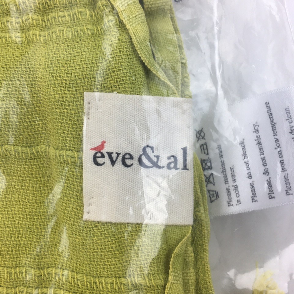 Eve & Al Beach Towel Thin Green Cotton Throw Blanket Stone Washed Retro Item image 3