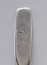 Collector Souvenir Spoon Unknown Organization Stylized A 1956 1981 Oneida Ltd - £2.35 GBP