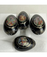 Masters of Palekh Russian Porcelain Egg Ruslan &amp; Ludmilla Fairy Tale Set... - £70.75 GBP