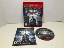 PS3 Batman Arkham Asylum Game Of The Year Edition 2010 Sony PlayStation3 Manual - £8.60 GBP