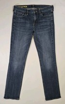 J. Crew Matchstick Jeans Womens 29R Dark Blue Fit 33x31.5 Low Rise Stretch - $17.59