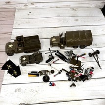 Vintage Monogram Army Military Vehicles Parts Pieces Not Complete - $39.59