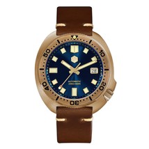 San Martin Abalone V4 Bronze Diver Watch Automatic Men Mechanical Watches Lumino - £413.38 GBP